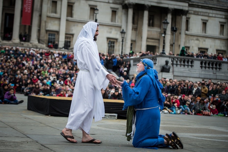 The Passion of Jesus at Trafalgar Square