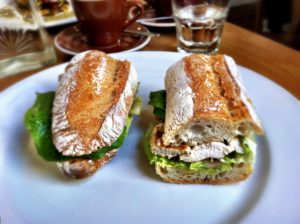 chicken and avocado subs